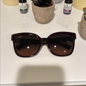 Maui Jim Black Sunglasses with Chunky Frame